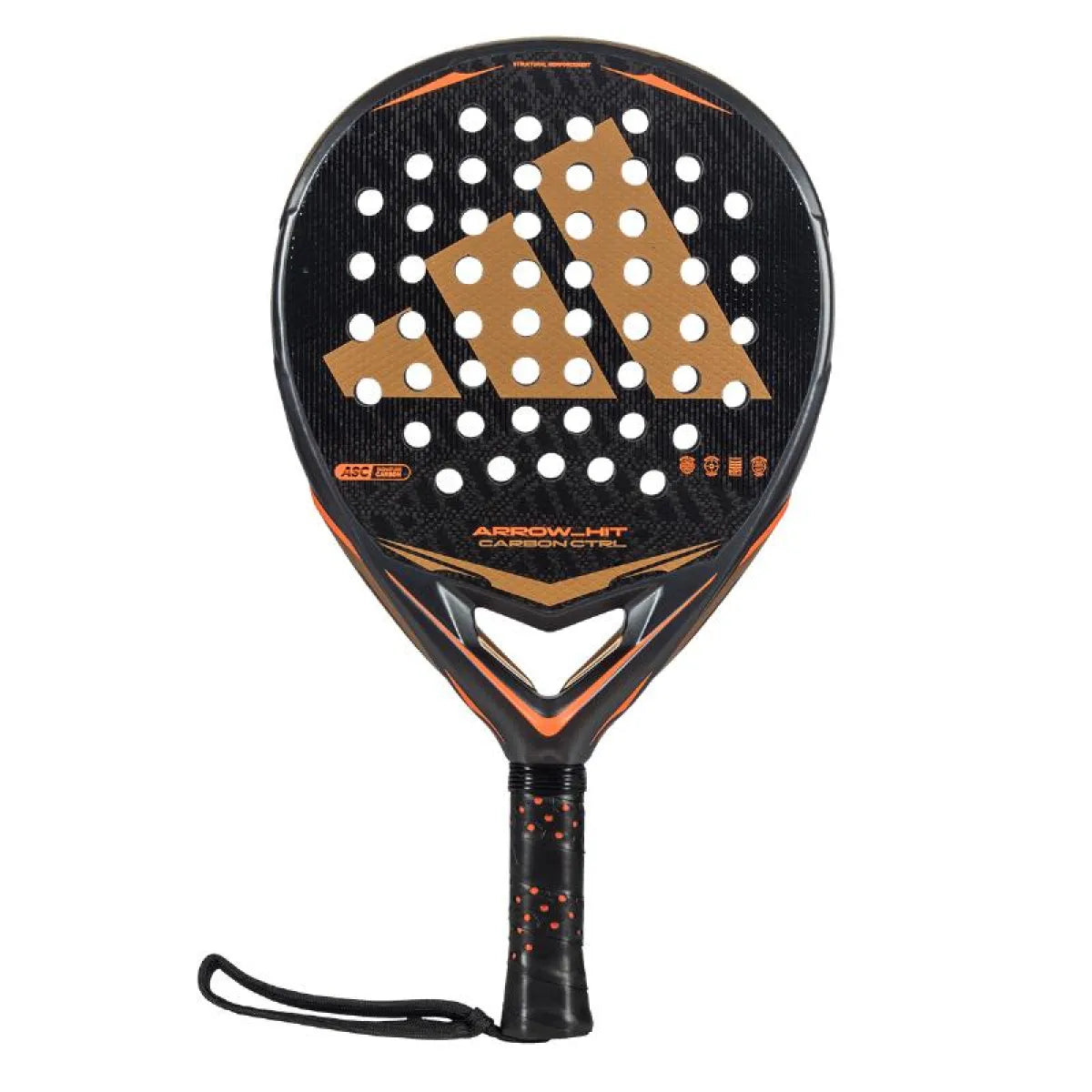 Raquette padel Adidas Arrow Hit Carbon Control 2026 — vue de face