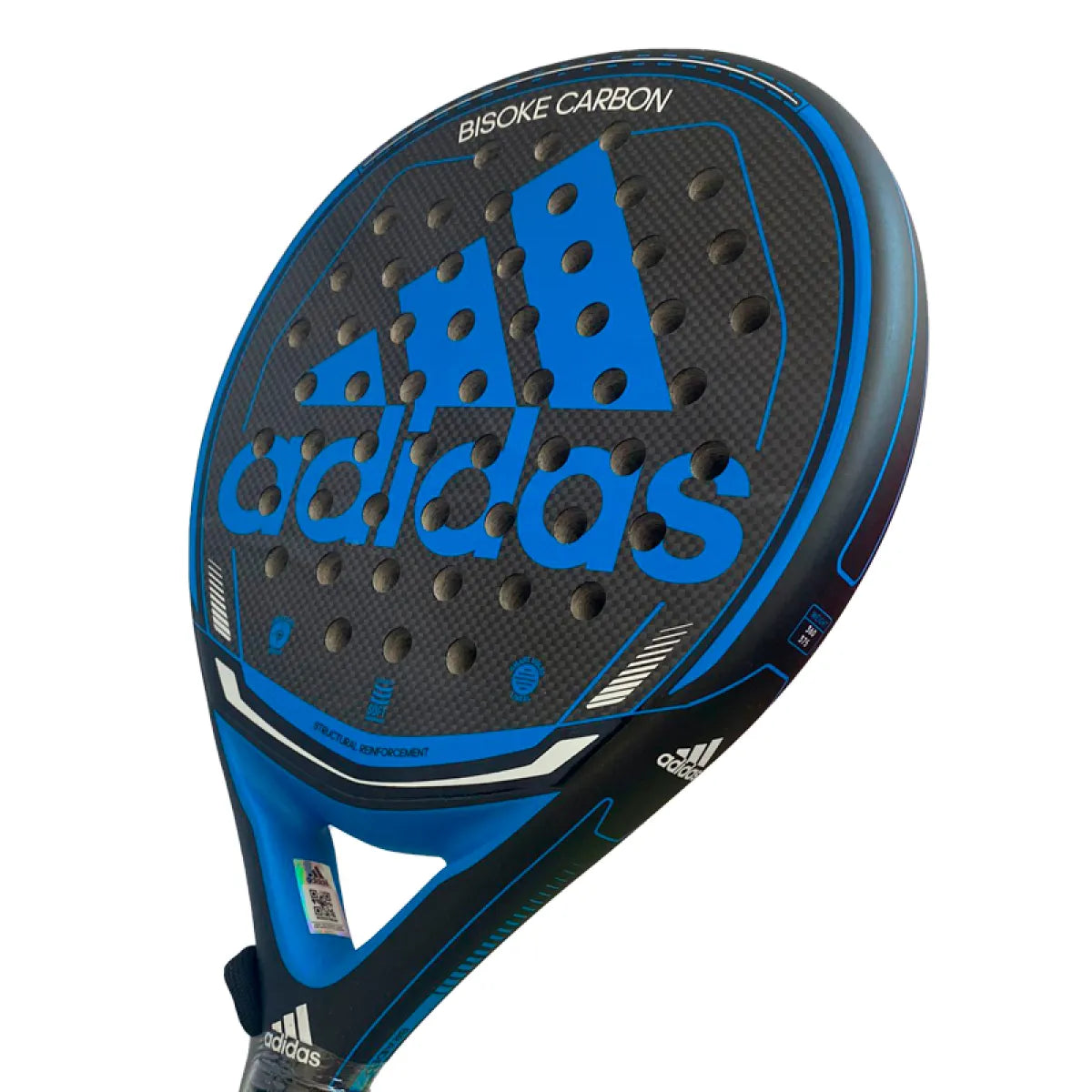 Raquette padel Adidas Bisoke Carbon bleu — vue de profil 2