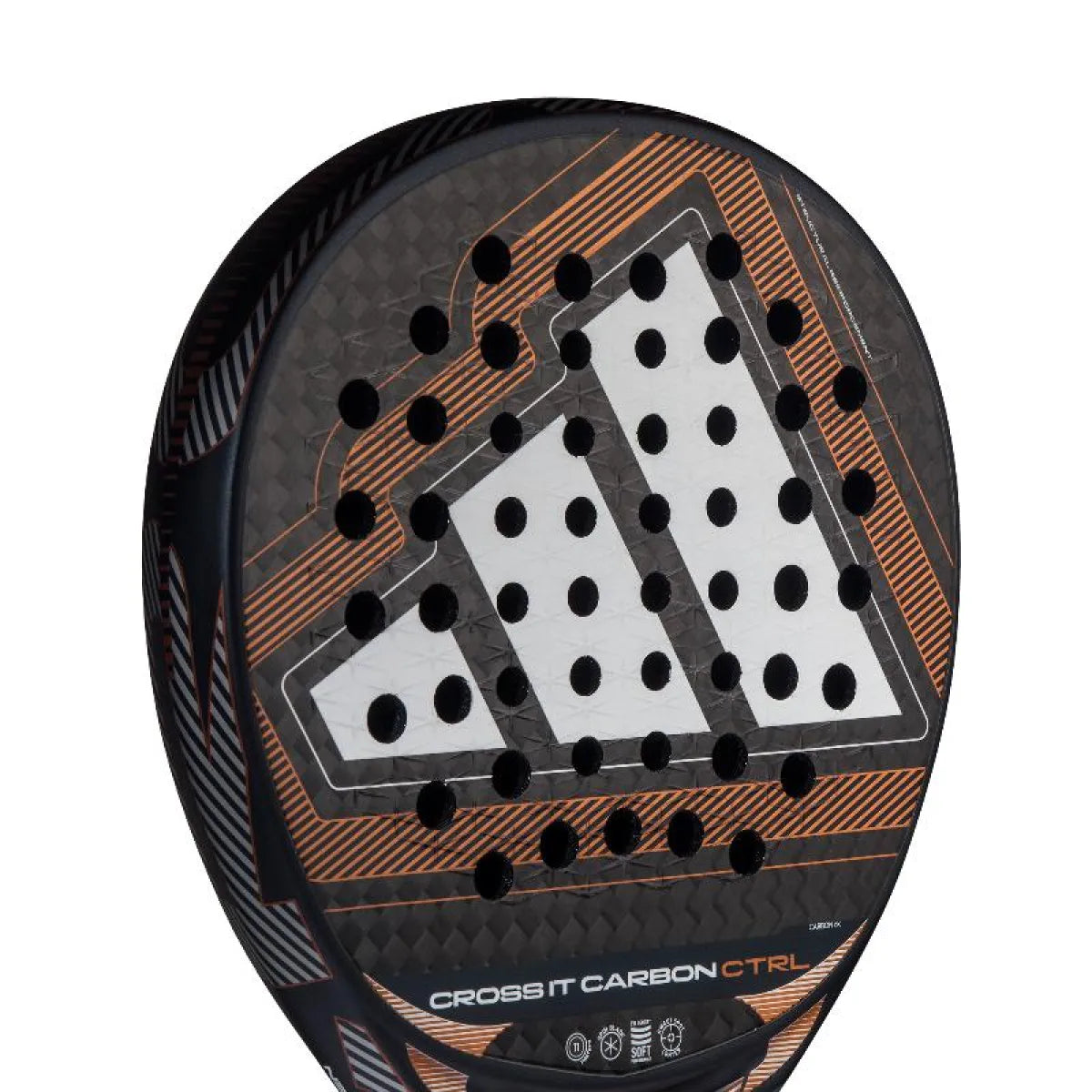 Raquette padel Adidas Cross It Carbon Control 3.5 2026 — vue de dos