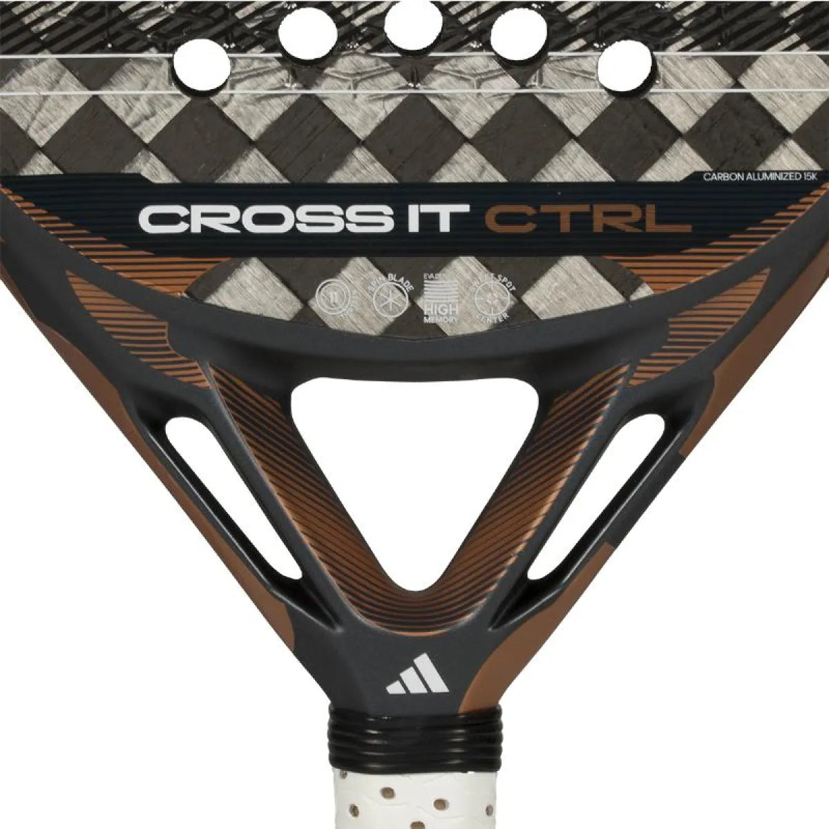 Raquette padel Adidas Cross It Control 3.5 2026 — vue de dessus