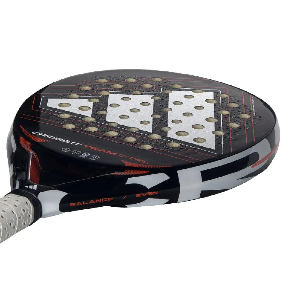 Raquette padel Adidas Cross It Team Control 3.5 2026 — vue en perspective