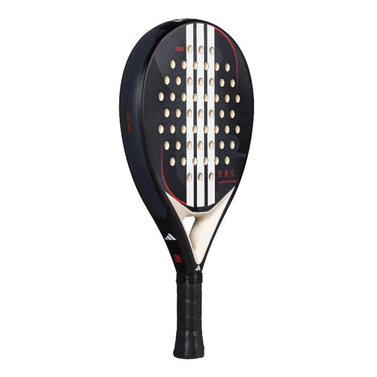 Raquette padel Adidas Drive noir 3.4 2025 — vue de profil