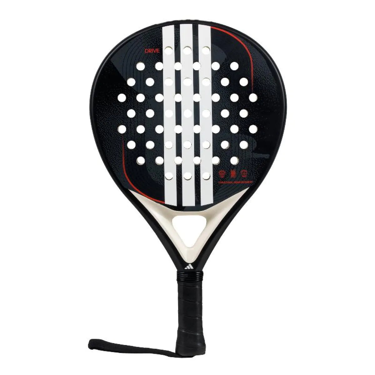 Raquette padel Adidas Drive noir 3.4 2025 — vue de face