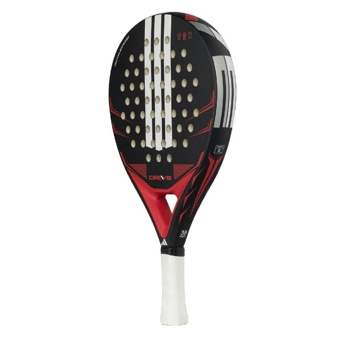 Raquette padel Adidas Drive noir 3.5 2026 — vue de profil 2