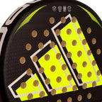 Raquette padel Adidas HMX Pro noir vert — vue détail 1