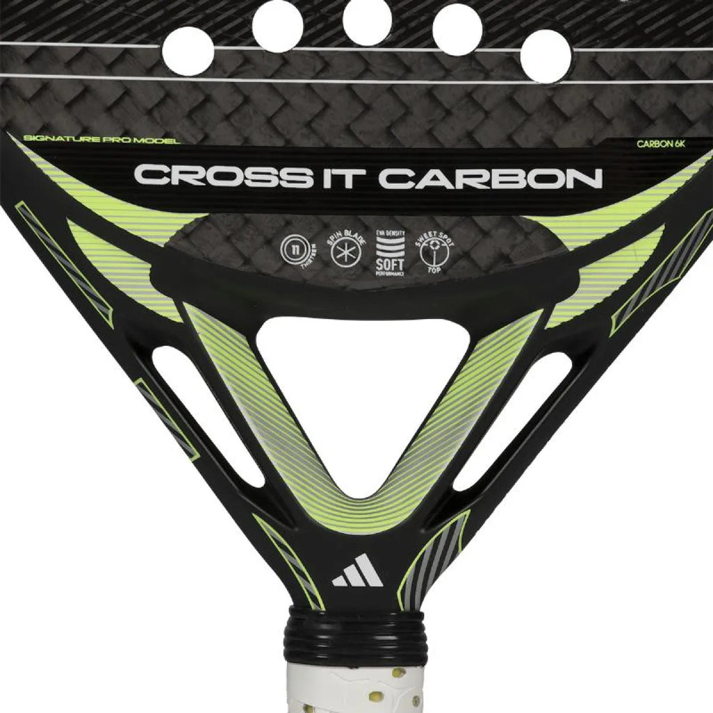 Raquette padel Adidas Maxi Arce Cross It Carbon 3.5 2026 — vue de dessus