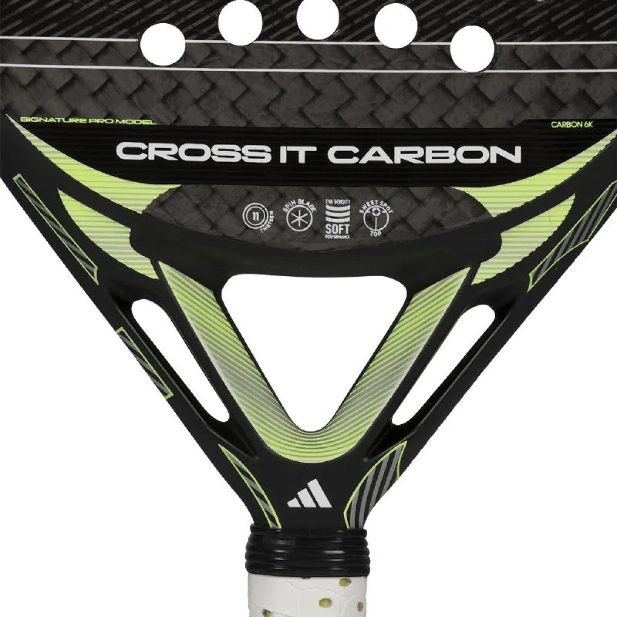Raquette padel Adidas Maxi Arce Cross It Carbon 3.5 2026 — vue de dessus