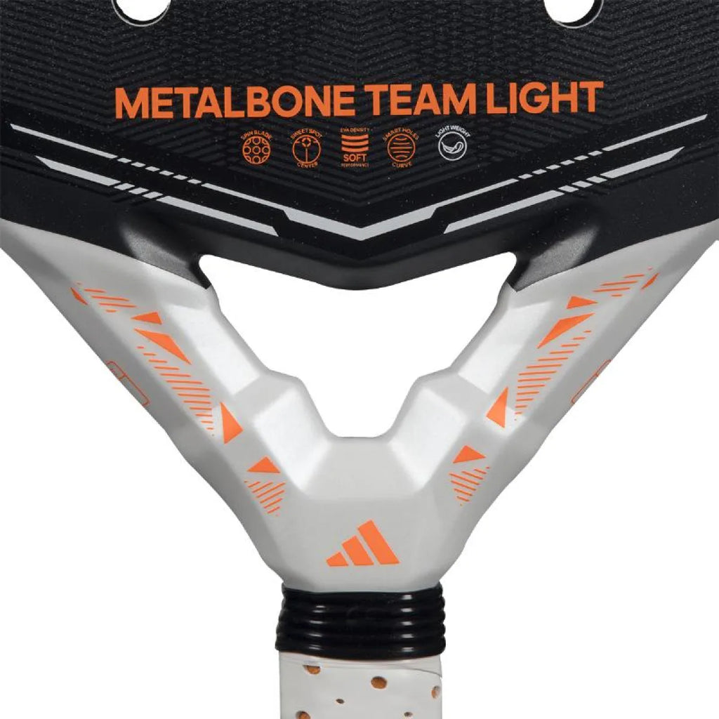 Raquette padel Adidas Metalbone Team Light 3.5 2026 — vue de dessus