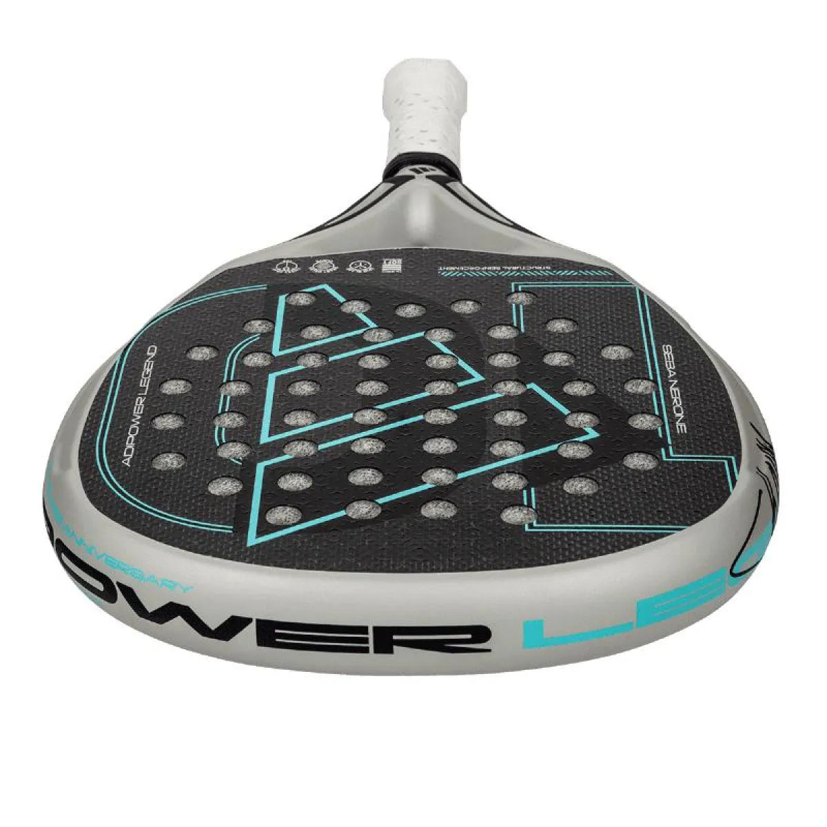 Raquette padel Adidas Seba Nerone Adipower Legend 2025 — vue en perspective