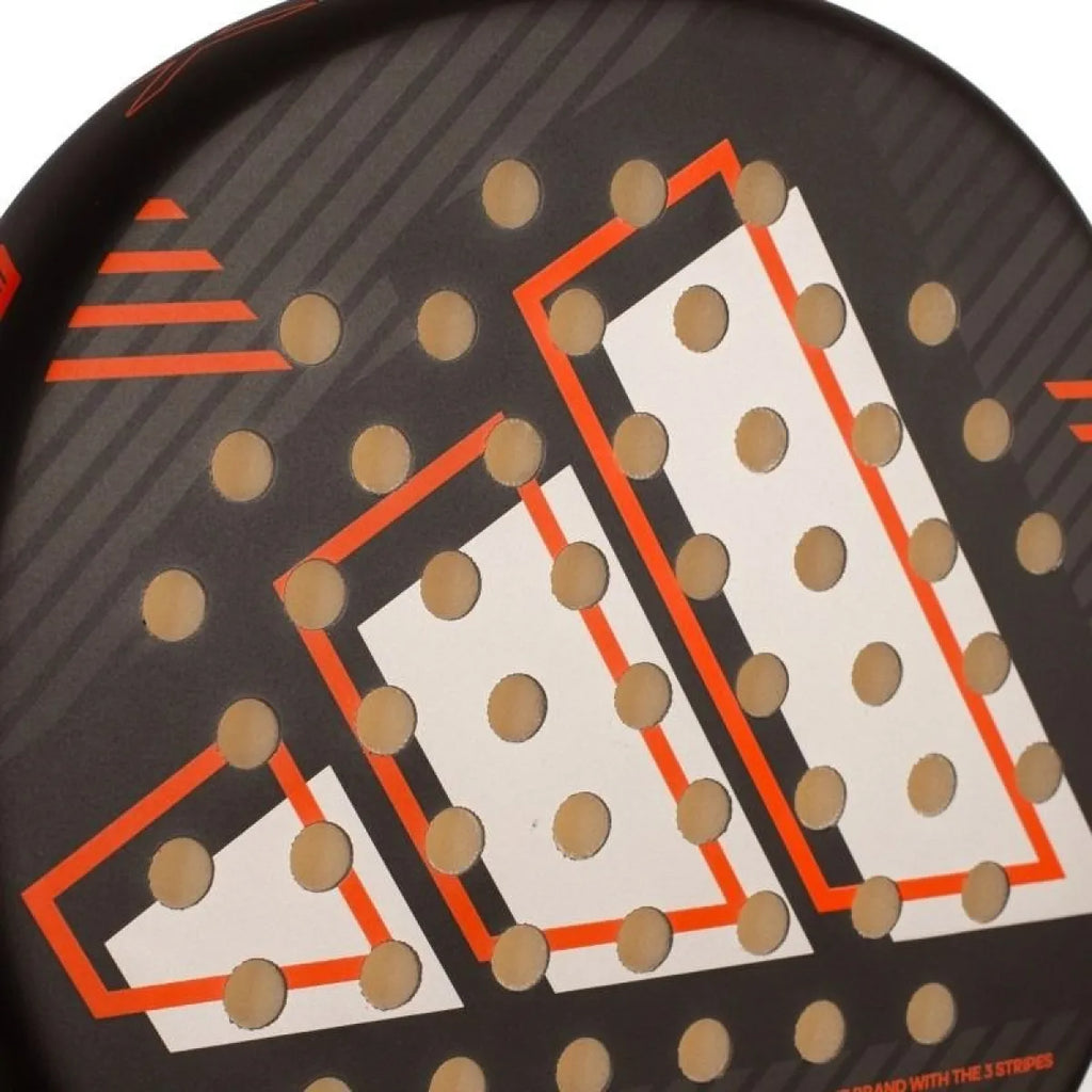 Raquette padel Adidas Zentix noir orange — vue détail 1