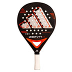 Raquette padel Adidas Zentix noir orange — vue de face