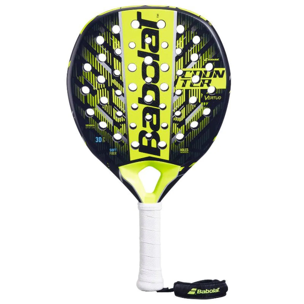 Raquette padel Babolat Counter Vertuo 2025 — vue de face