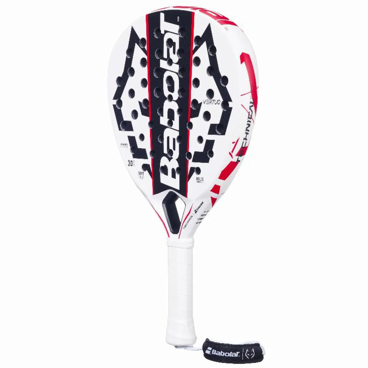 Raquette padel Babolat Juan Lebron Technical Vertuo 2025 — vue de profil