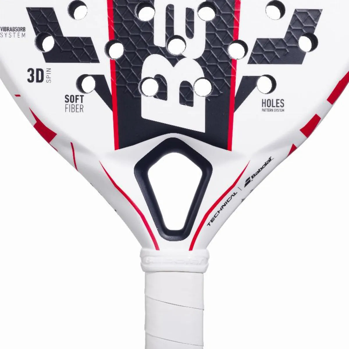 Raquette padel Babolat Juan Lebron Technical Vertuo 2025 — vue détail 2