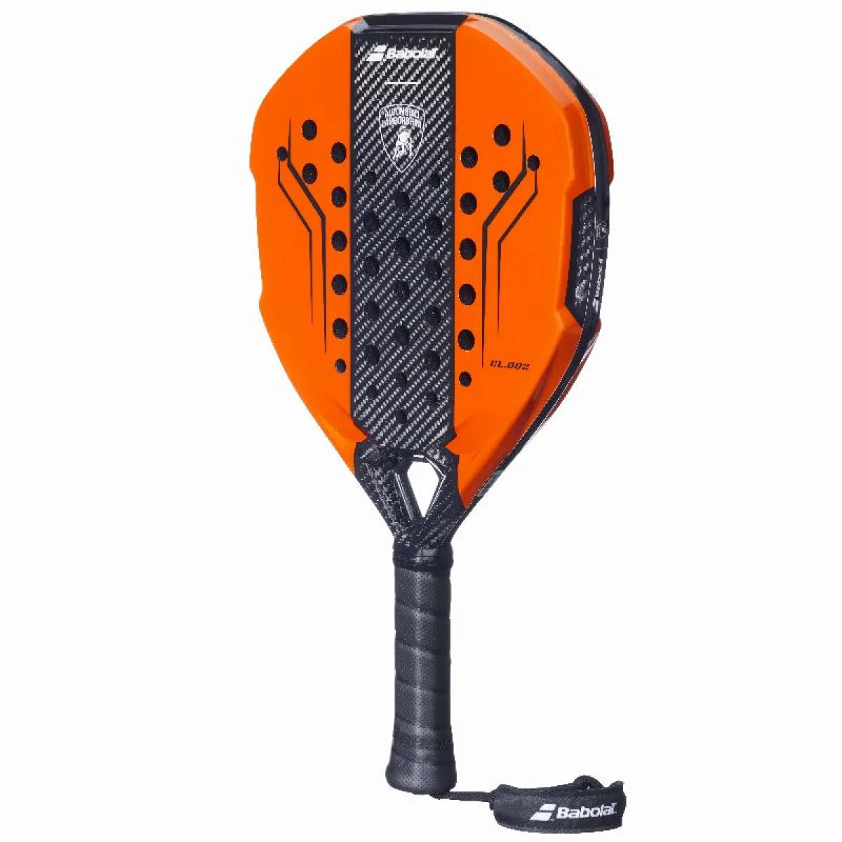 Raquette padel Babolat Lamborghini orange 2026 — vue de profil 2