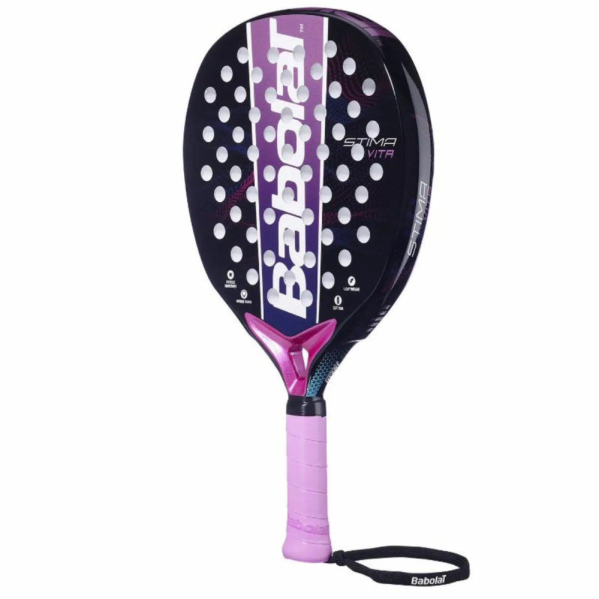 Raquette padel Babolat Stima Vita 2025 — vue de profil