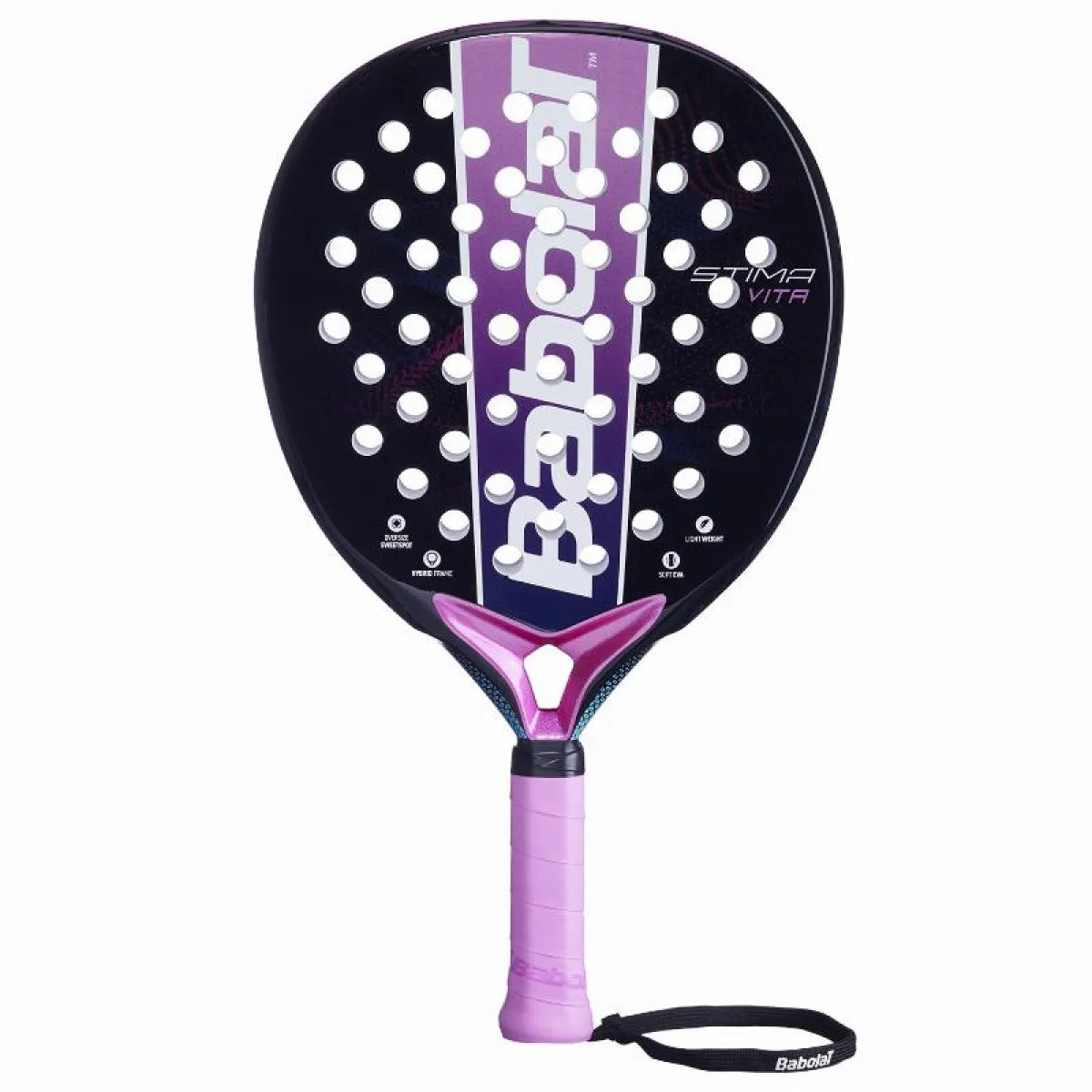 Raquette padel Babolat Stima Vita 2025 — vue de face