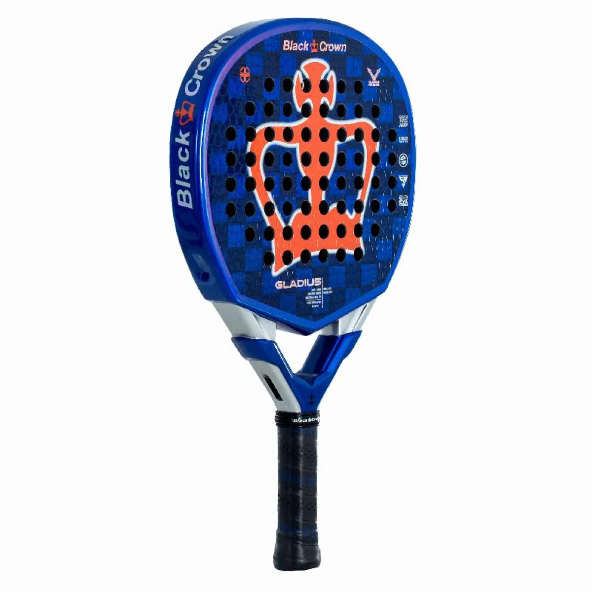 Raquette padel Black Crown Gladius 2026 — vue de profil
