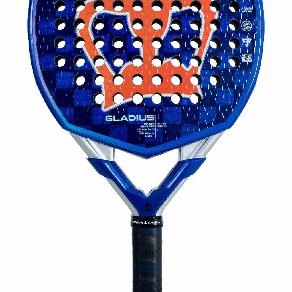 Raquette padel Black Crown Gladius 2026 — vue en perspective