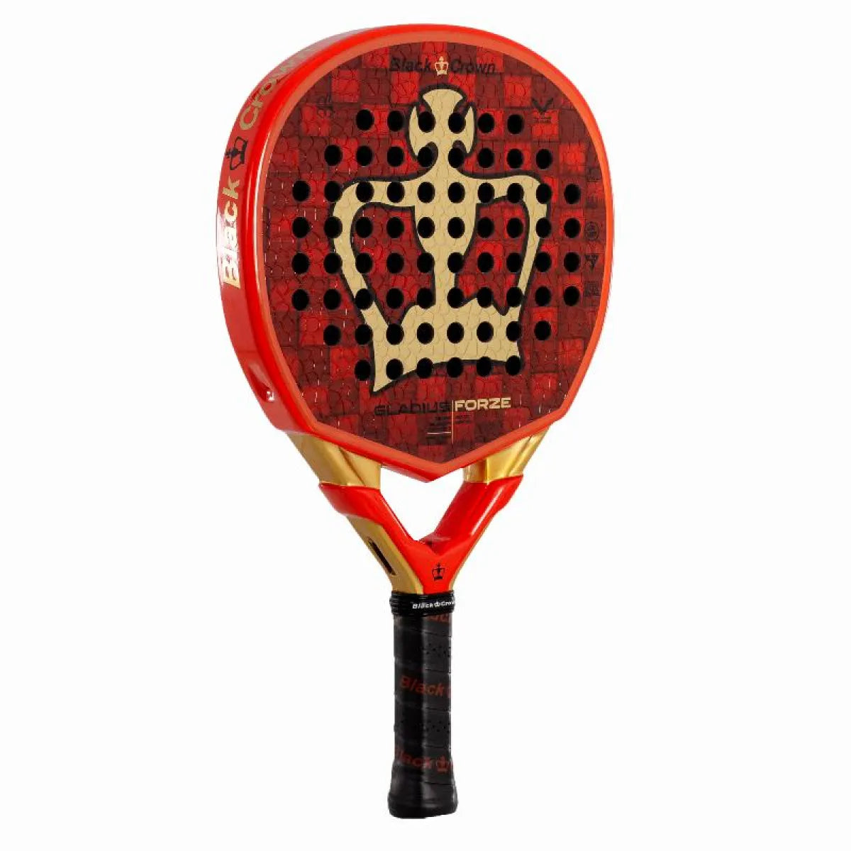 Raquette padel Black Crown Gladius Force 2026 — vue de profil