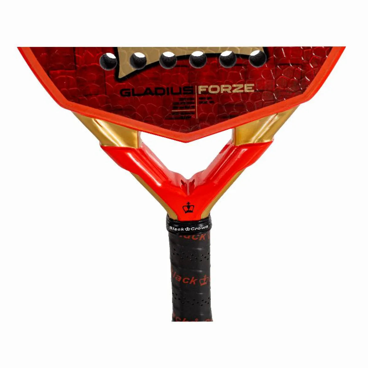 Raquette padel Black Crown Gladius Force 2026 — vue en perspective