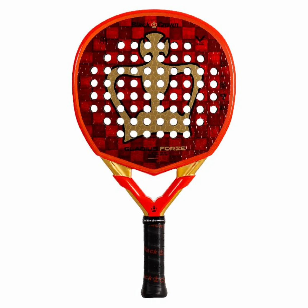 Raquette padel Black Crown Gladius Force 2026 — vue de face
