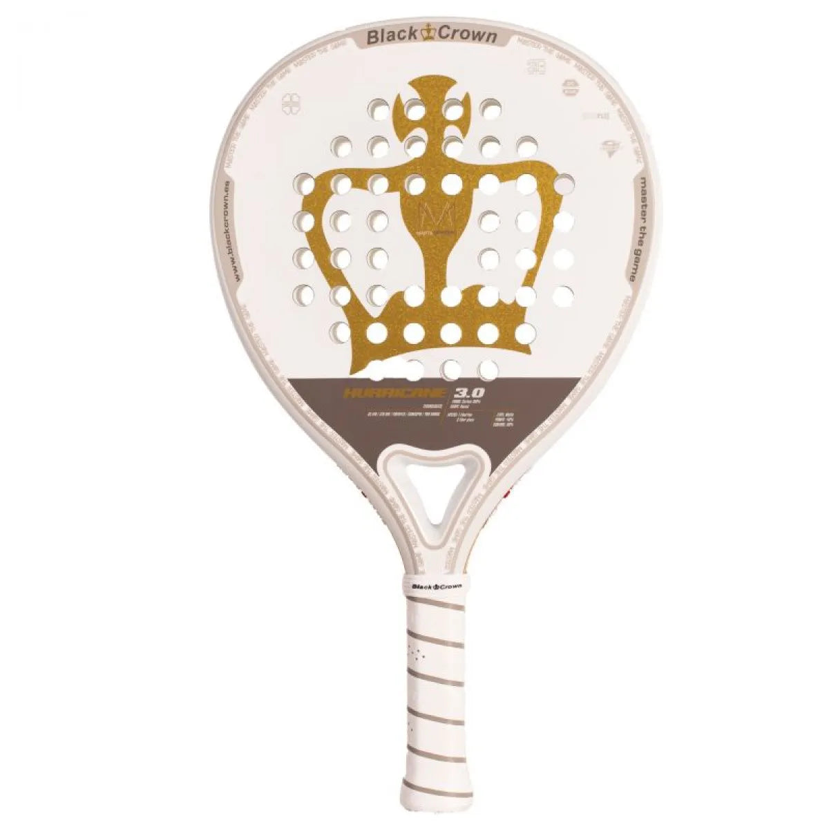Raquette padel Black Crown Marta Marrero Hurricane 3.0 — vue de face