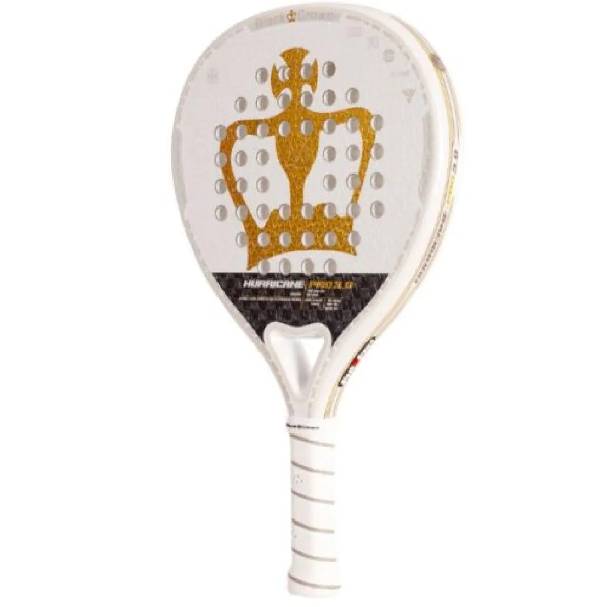 Raquette padel Black Crown Marta Marrero Hurricane Pro 3.0 — vue de profil