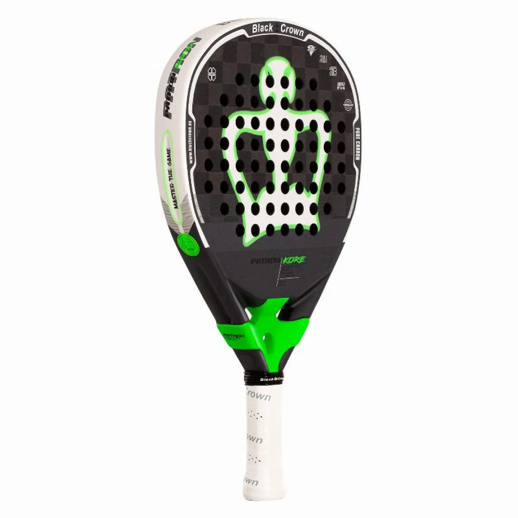 Raquette padel Black Crown Patron Kore 2026 — vue de profil