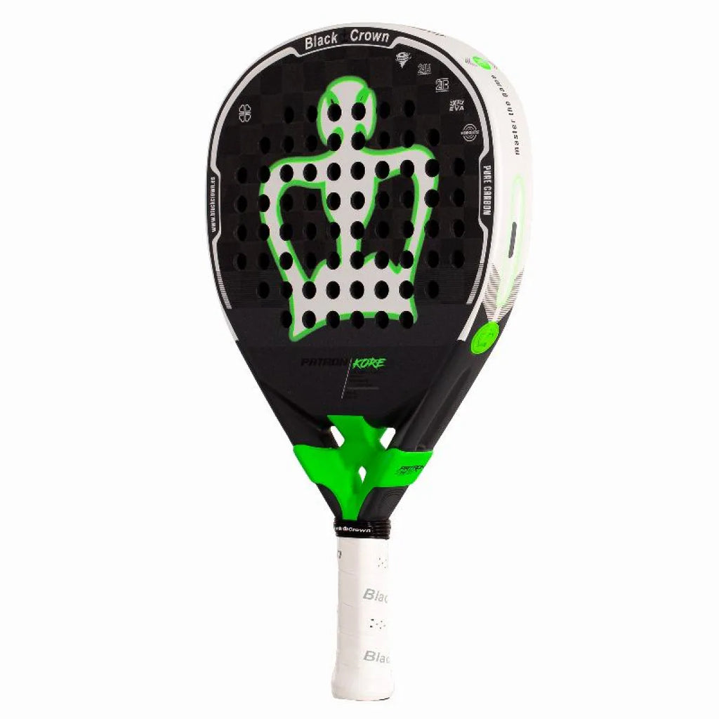 Raquette padel Black Crown Patron Kore 2026 — vue de profil 2