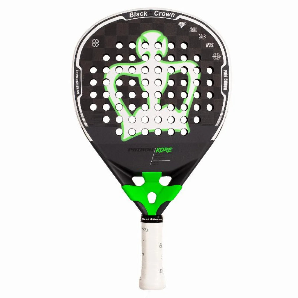 Raquette padel Black Crown Patron Kore 2026 — vue de face