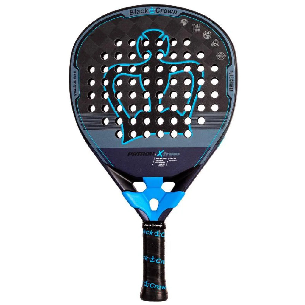 Raquette padel Black Crown Patron Xtrem 2025 — vue de face