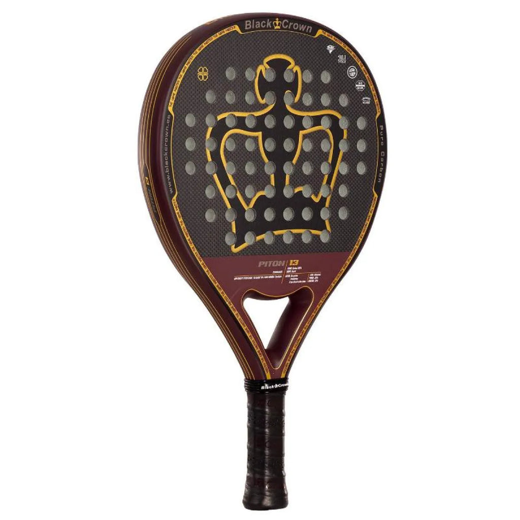 Raquette padel Black Crown Piton 13 2025 — vue de profil