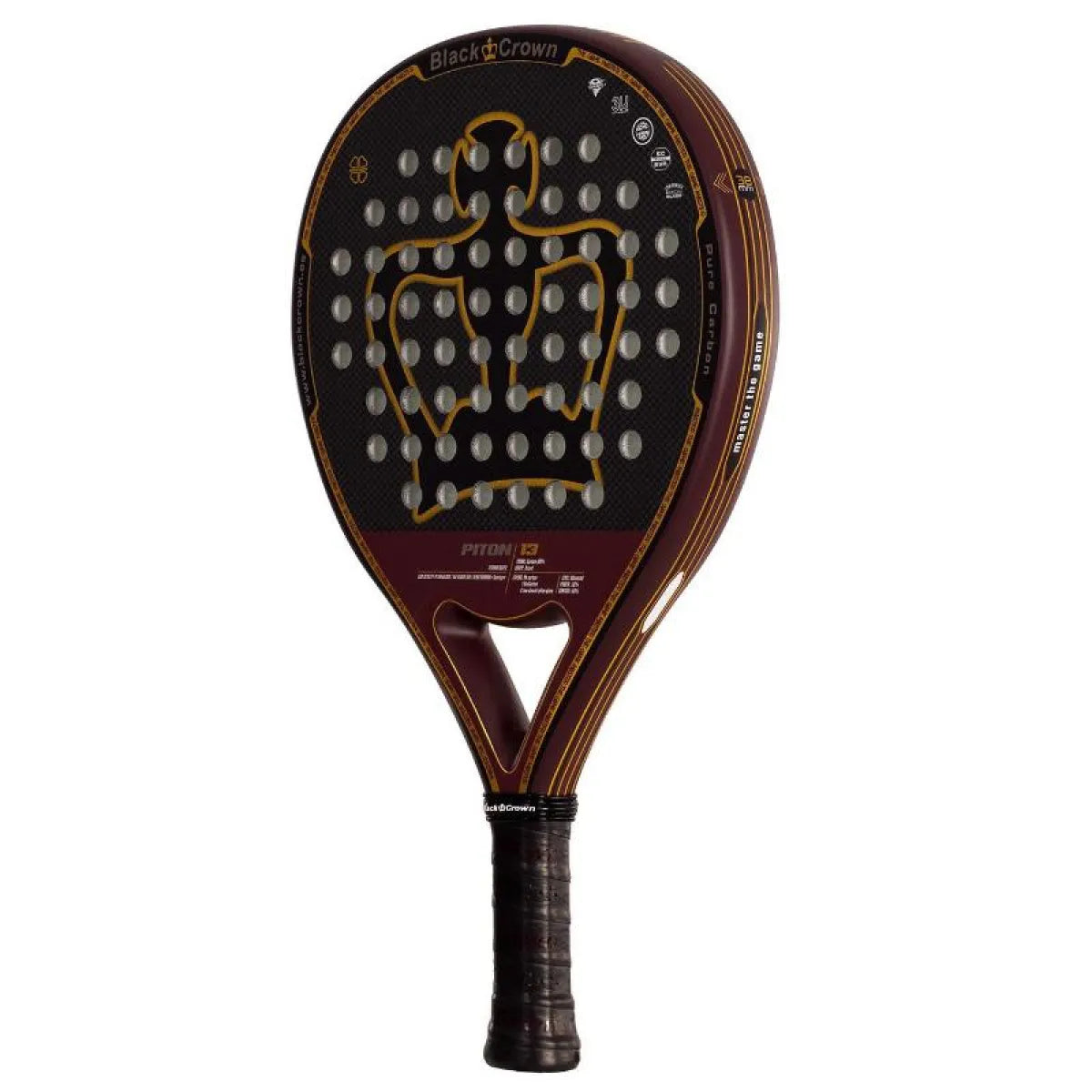 Raquette padel Black Crown Piton 13 2025 — vue de profil 2