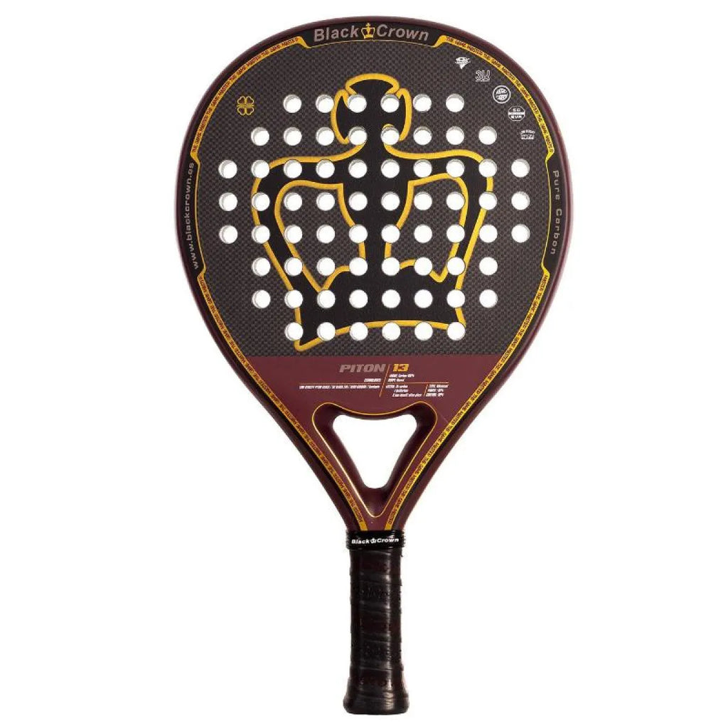 Raquette padel Black Crown Piton 13 2025 — vue de face