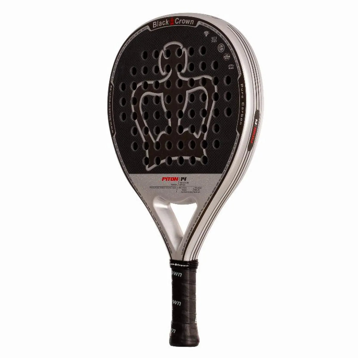 Raquette padel Black Crown Piton 14 2026 — vue de profil 2