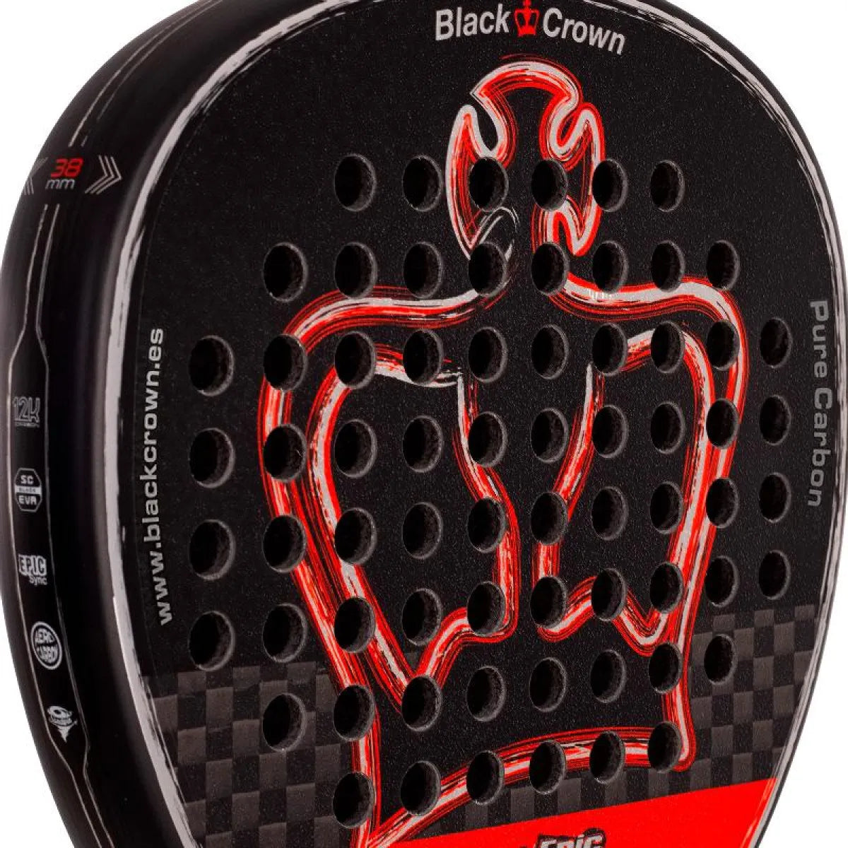 Raquette padel Black Crown Piton Epic 2025 — vue détail 2