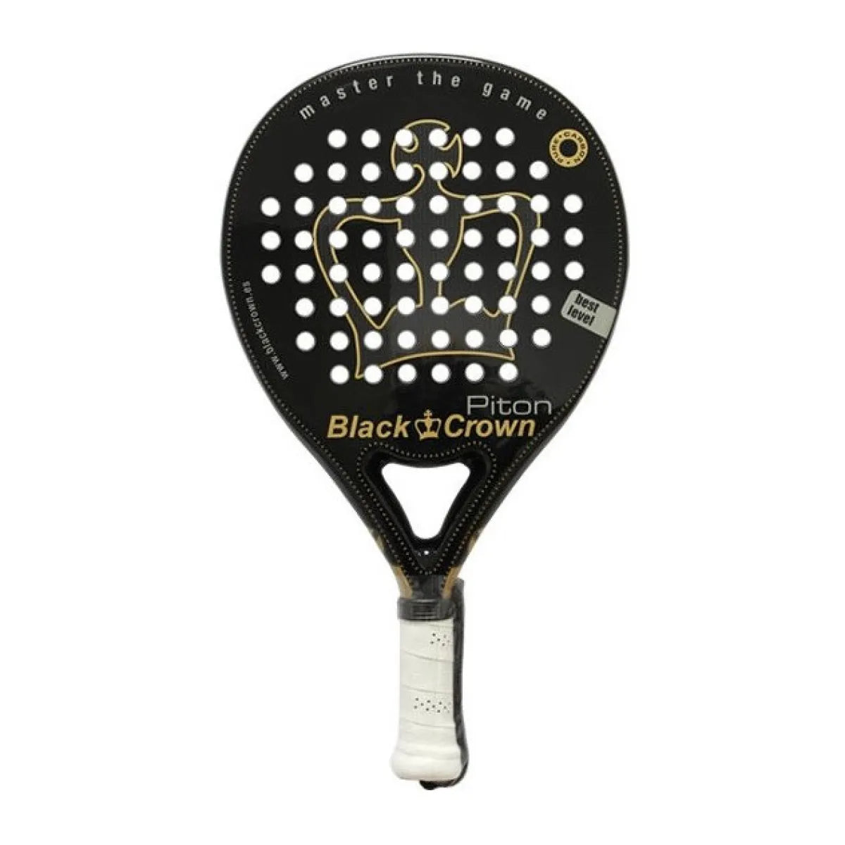 Raquette padel Black Crown Piton — vue de face