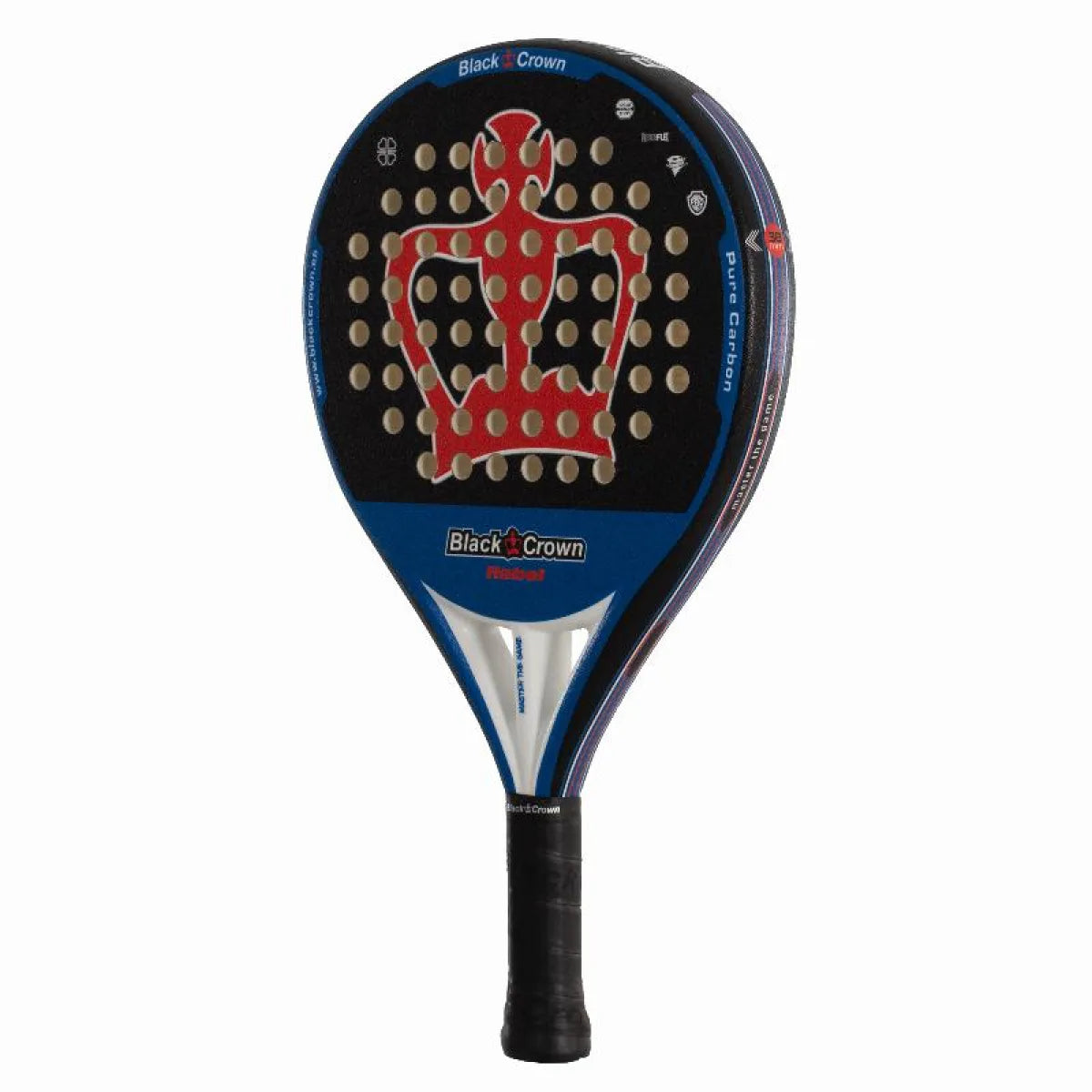 Raquette padel Black Crown Rebel 2026 — vue de profil 2