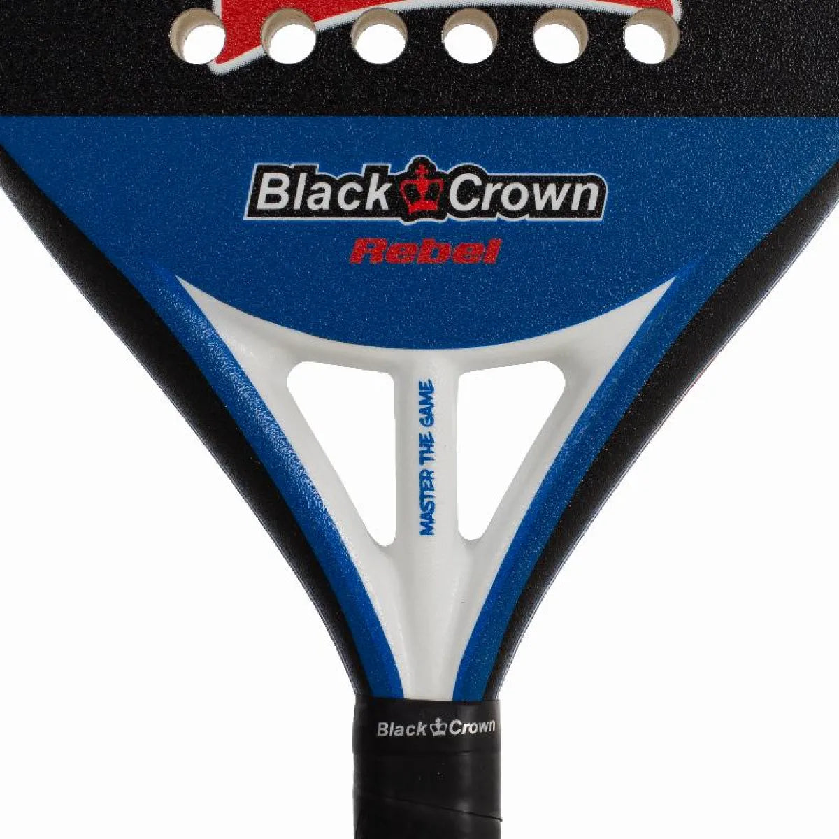 Raquette padel Black Crown Rebel 2026 — vue en perspective