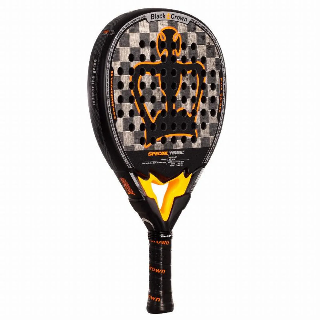 Raquette padel Black Crown Special Magic 2025 — vue de profil
