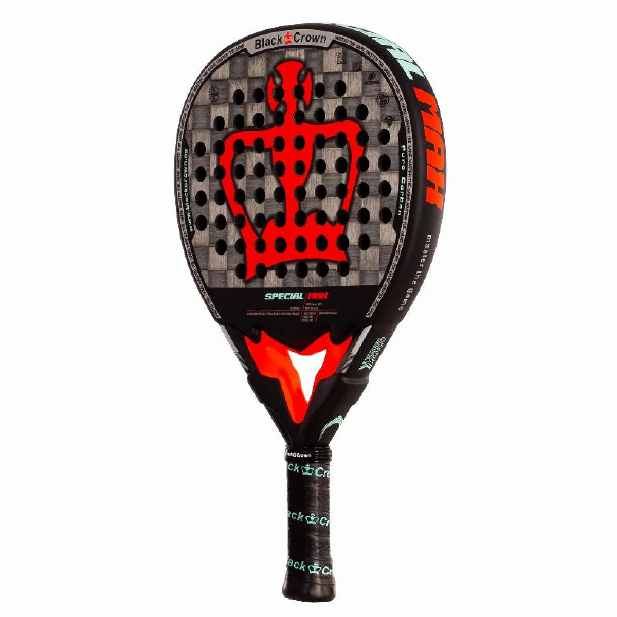 Raquette padel Black Crown Special Max 2026 — vue de profil 2