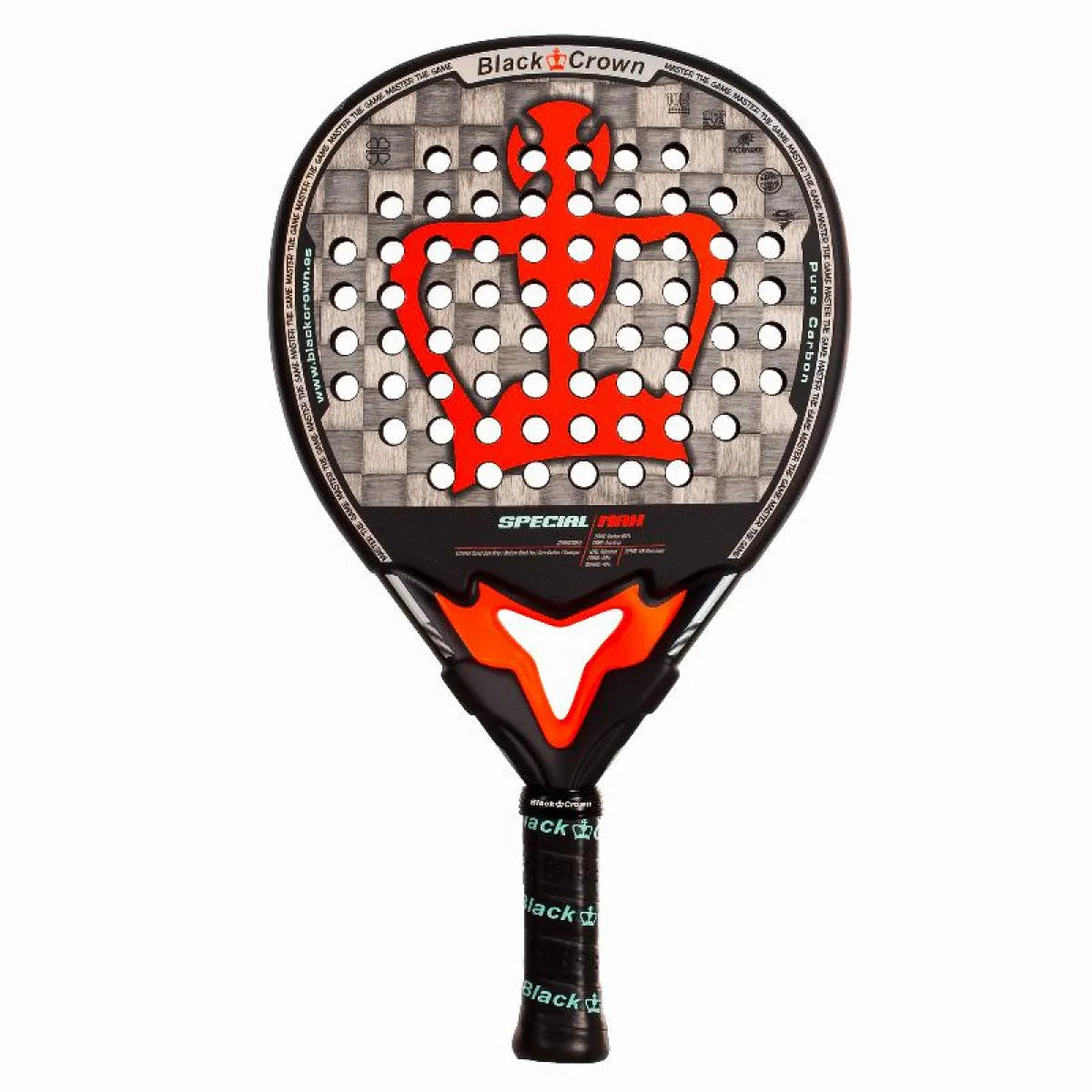 Raquette padel Black Crown Special Max 2026 — vue de face
