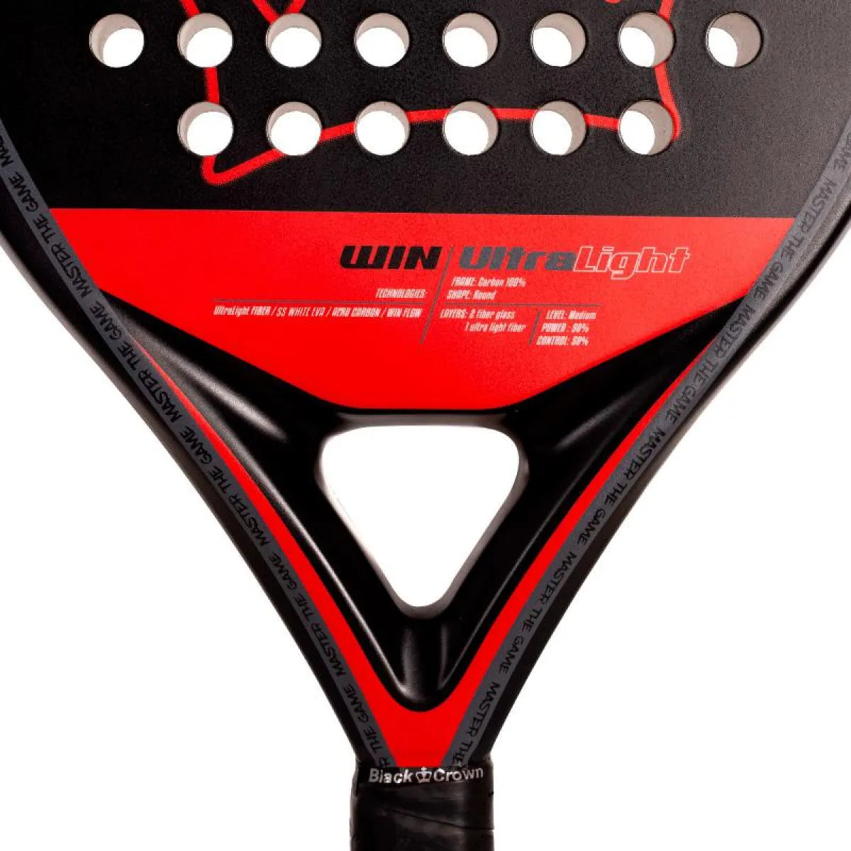 Raquette padel Black Crown Win Ultralight 2025 — vue détail 1