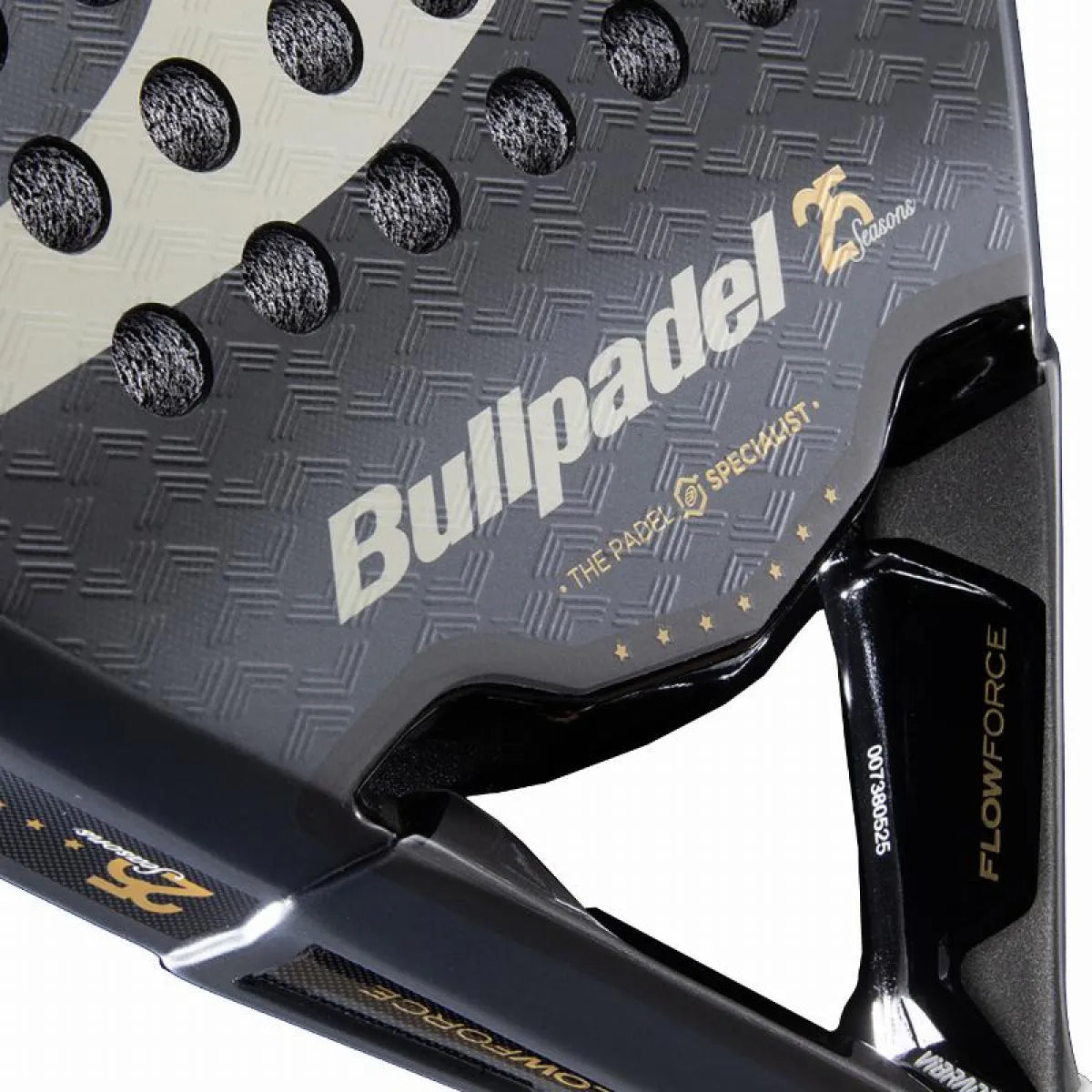 Raquette padel Bullpadel Ale Salazar Flow Legend 2026 — vue de dessus