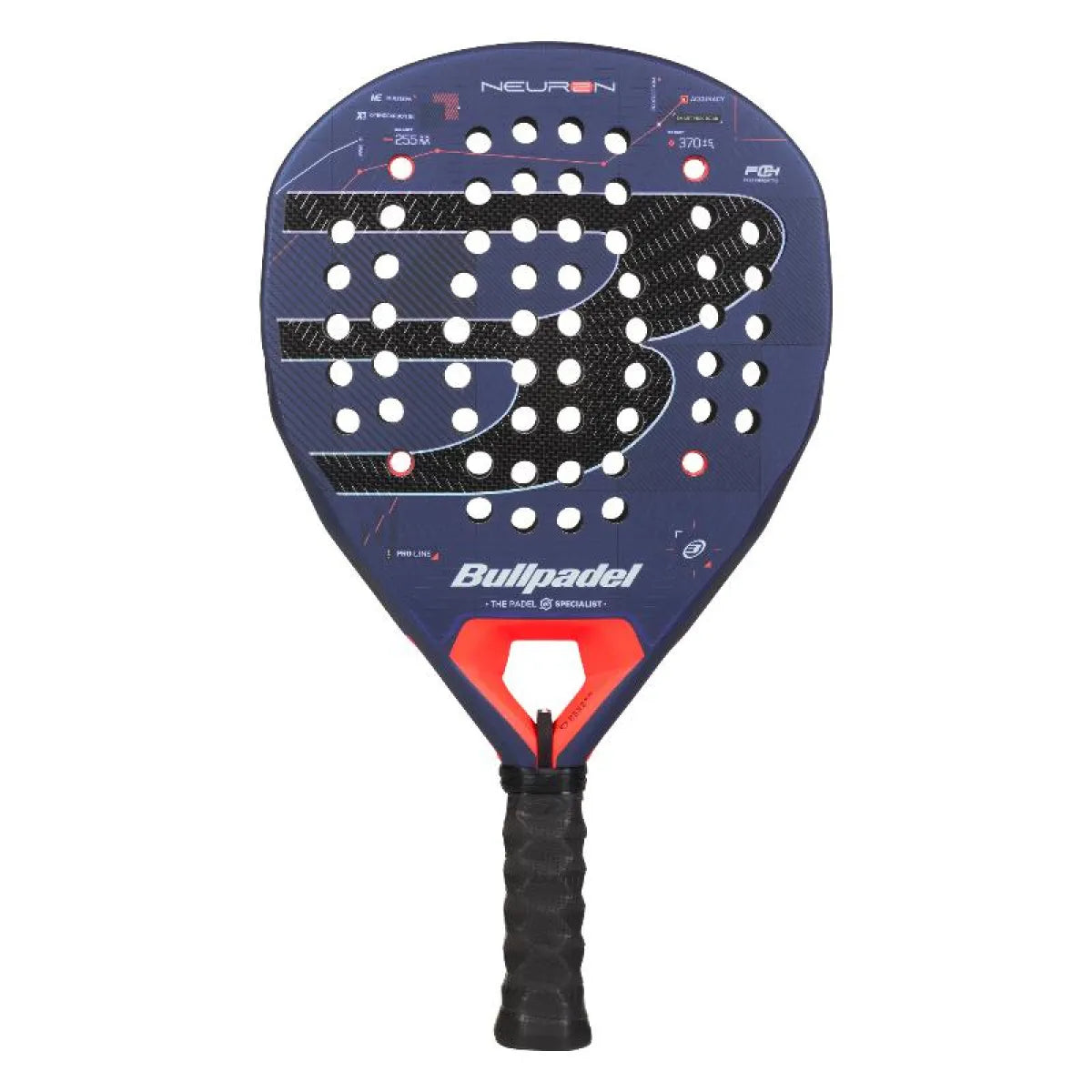 Raquette padel Bullpadel Chingotto Neuron 02 2027 — vue de face