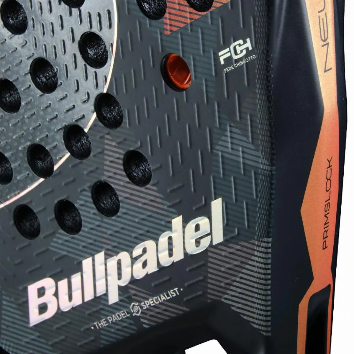 Raquette padel Bullpadel Chingotto Neuron 02 Edge 2026 — vue en perspective
