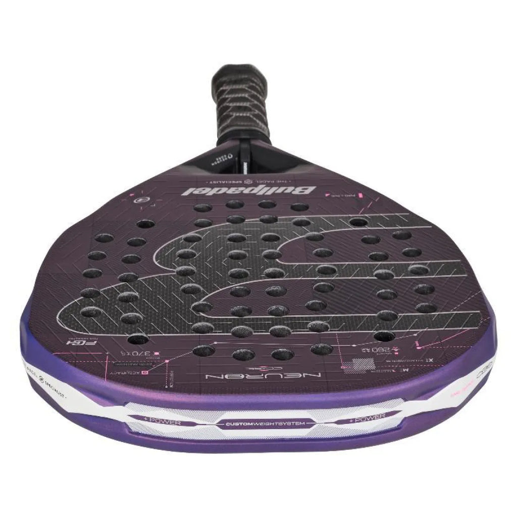Raquette padel Bullpadel Chingotto Neuron 02 Edge 2027 — vue en perspective