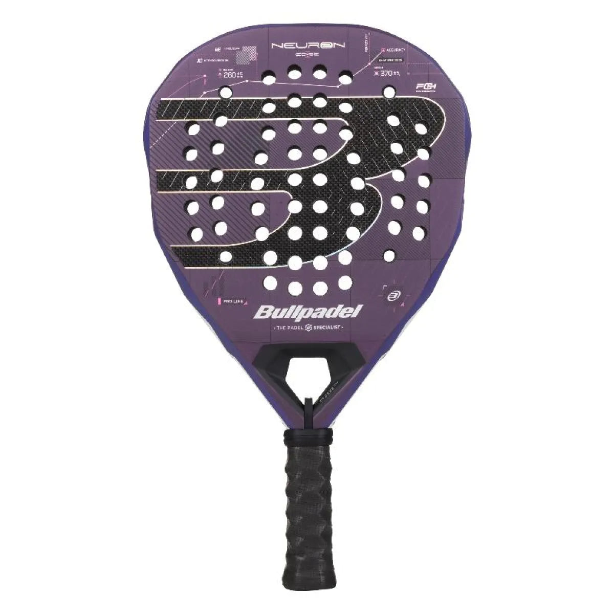 Raquette padel Bullpadel Chingotto Neuron 02 Edge 2027 — vue de face