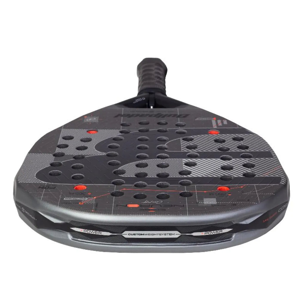 Raquette padel Bullpadel Chingotto Neuron 02 Edge Comfort 2027 — vue en perspective